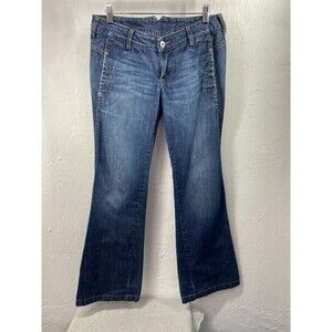 LUCKY BRAND WOMENS 2 26 WAIST FLARE LOW RISE 32 INSEAM